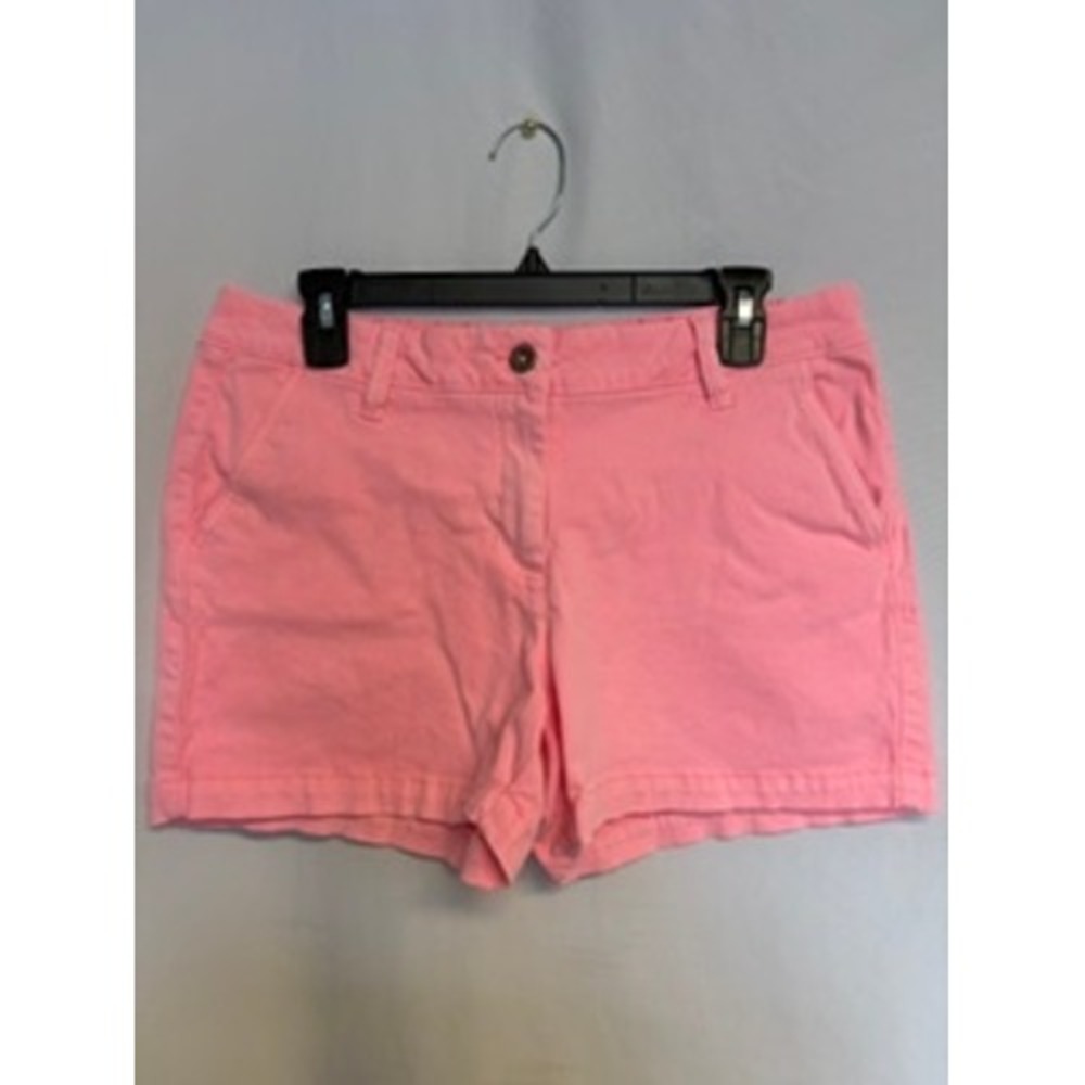 Land n Sea Pink Chino Shorts Womens 8 Stretch Cotton Y2K Nautical